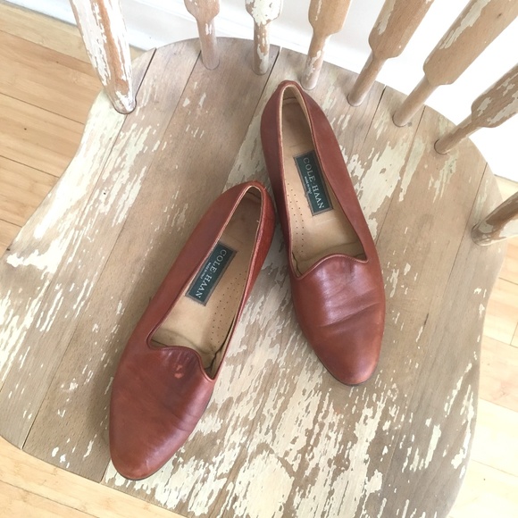 Cole Haan Shoes - Cole Haan Leather Flats size 9 AA Made in Italy